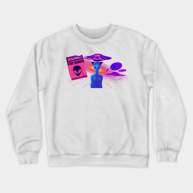 The Aliens' Invasion Crewneck Sweatshirt by Viper Unconvetional Concept